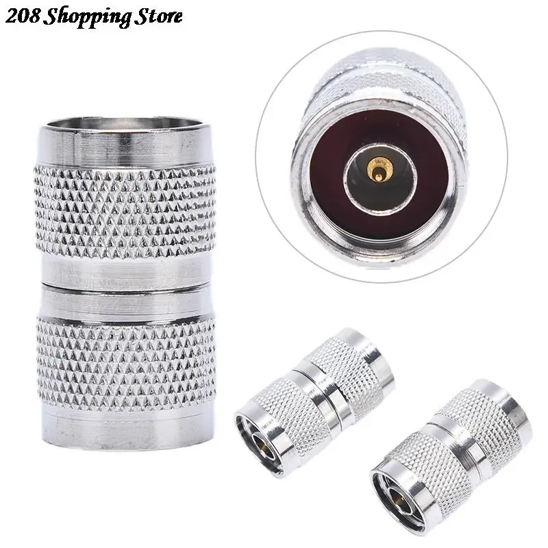 

2 шт./Лот Серебряный N штекер к N Штекер прямой RF коаксиальный разъем адаптер оптовая продажа