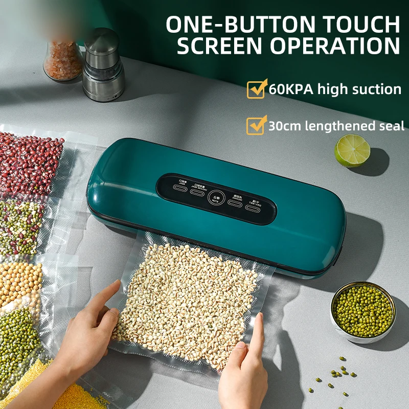 

Automatic Vacuum Food Sealers Electric kitchen Vacuum Sealer Machine For Food Storage Including Home Kitchen Food Bag Cutter
