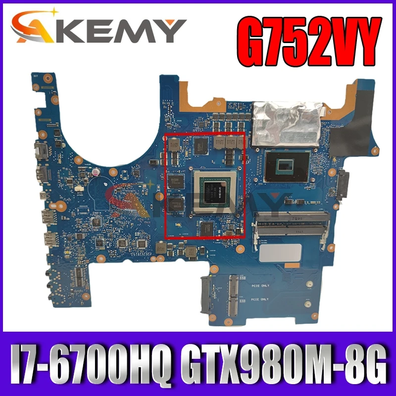Материнская плата Akemy G752VY для ноутбука ASUS ROG G752VT оригинальная материнская |