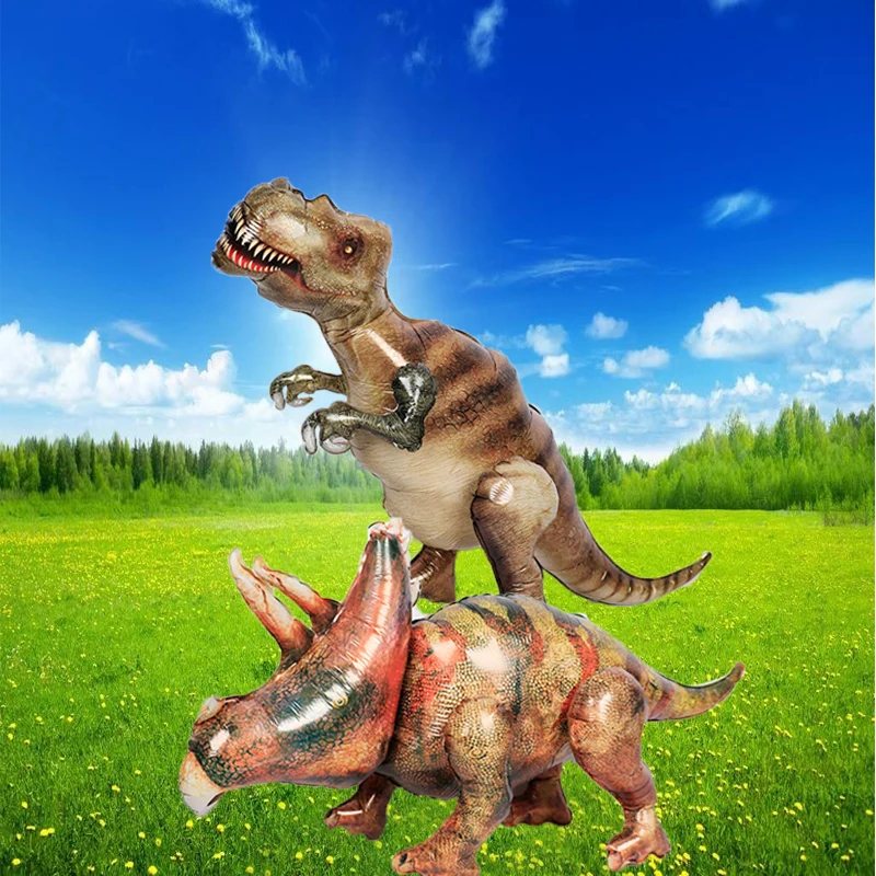 1 шт. тираннозавр трицератопс Имитация Динозавра фольгированные шары Мультяшные