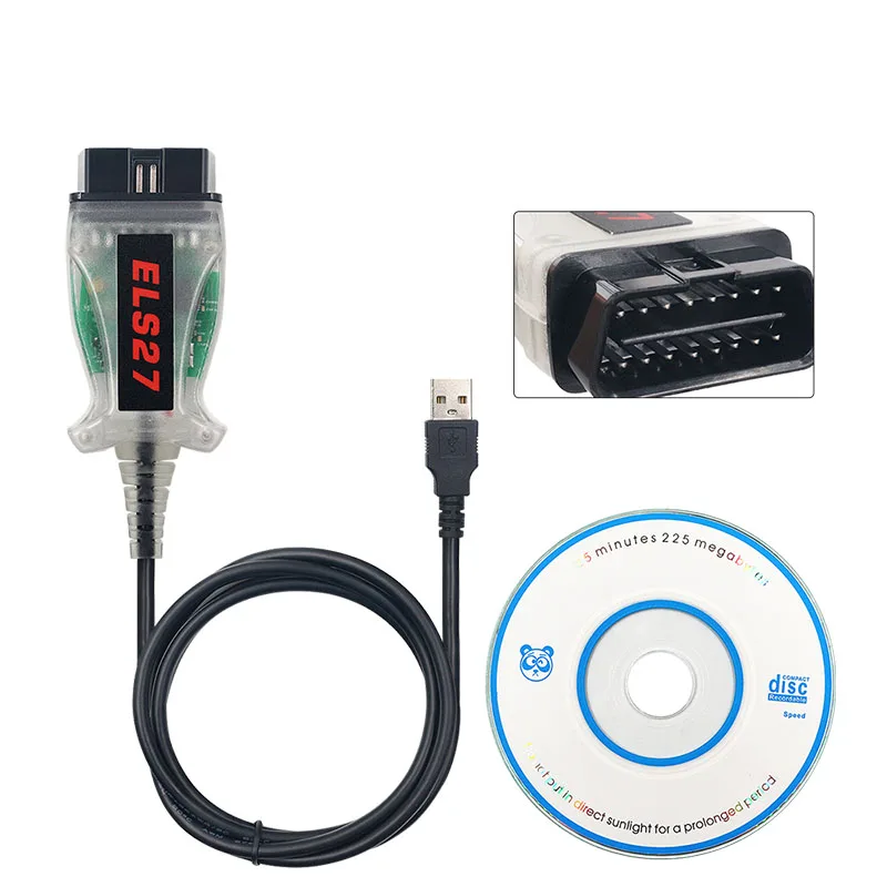 ELS27 FORScan V2.3.8 работает с чипом ELM327 и J2534 Pss-Thru Green PCB PIC24HJ128GP + FTDI лучше чем чип 25K80