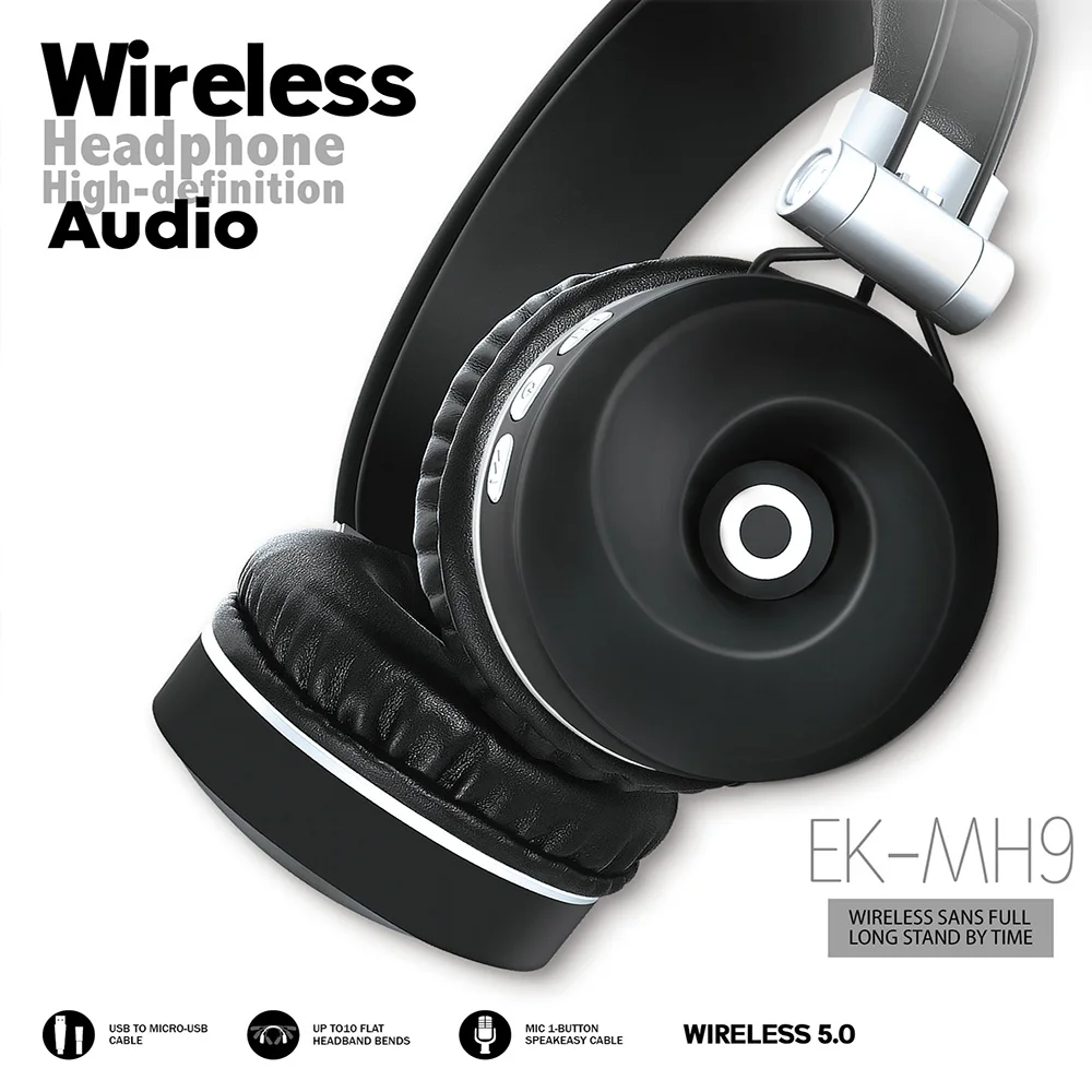 

Беспроводные наушники bluetooth, Высококачественная Беспроводная стереогарнитура, универсальная Компьютерная гарнитура