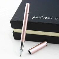 pink plaid rollerball pen 0 5mm black ink medium refill good writing ballpoint pen luxury business gift pens with a pen box