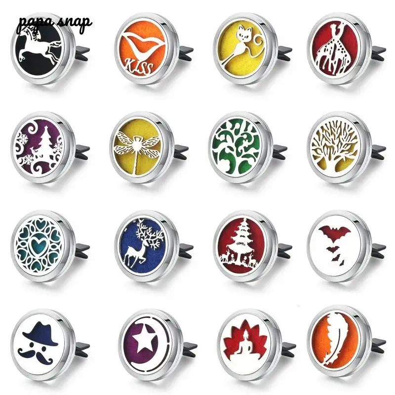 Новый автомобильный воздушный диффузор медальон Древо жизни из нержавеющей