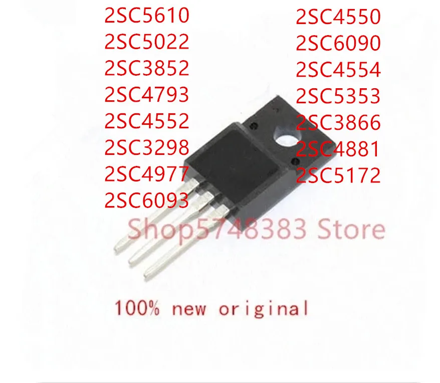10 шт. 2SC5610 2SC3852 2SC4793 2SC4552 2SC3298 2SC4977 2SC6093 2SC4550 2SC6090 2SC4554 2SC5353 2SC3866 2SC4881 2SC5172|Аксессуары для