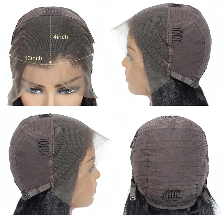 1B/27 Омбре цветные кружевные передние человеческие волосы парики с детскими