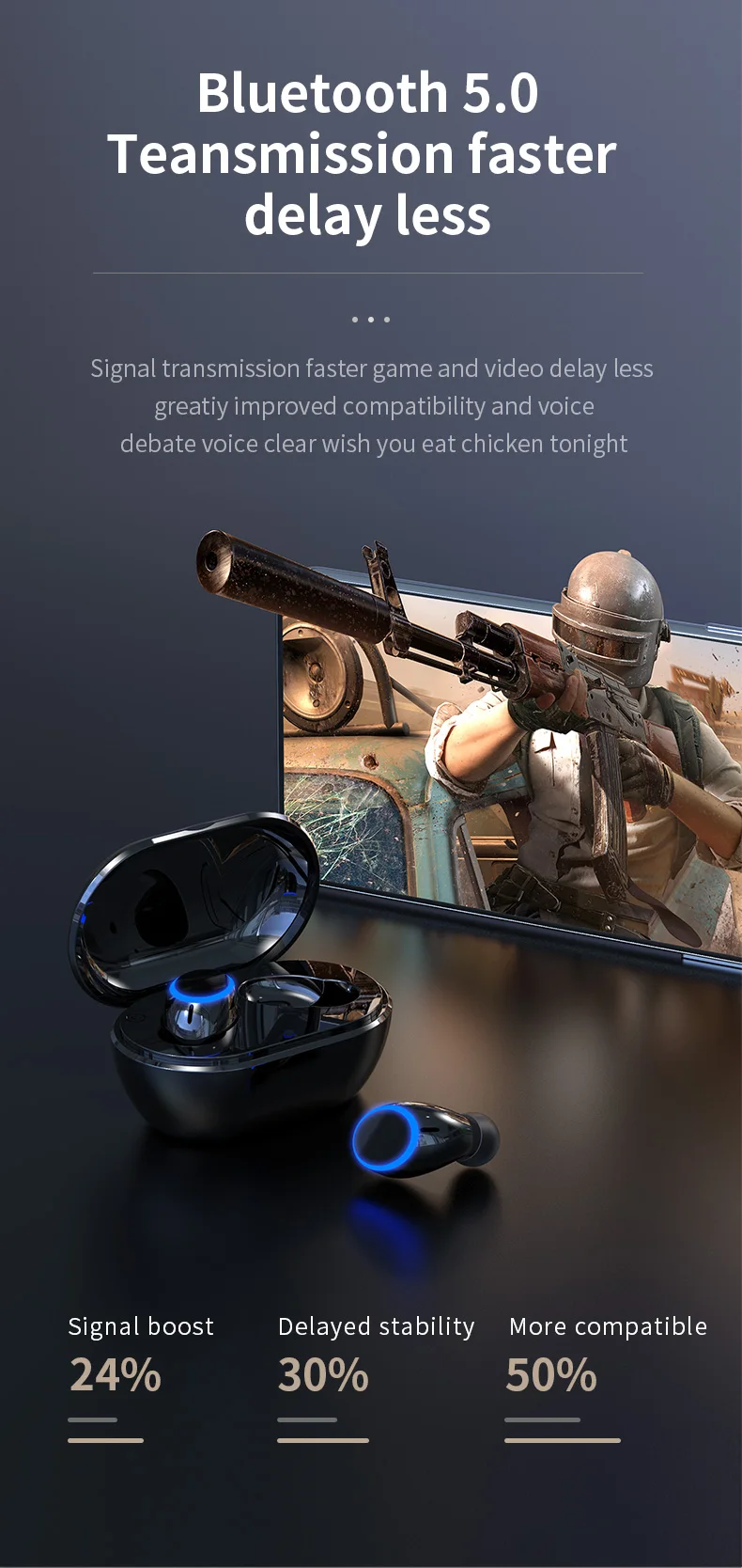 I10 TWS Bluetooth беспроводные наушники стерео объемное шумоподавление 2 шт. затычка для ушей Автоматическое Сопряжение подходит для Apple samsung