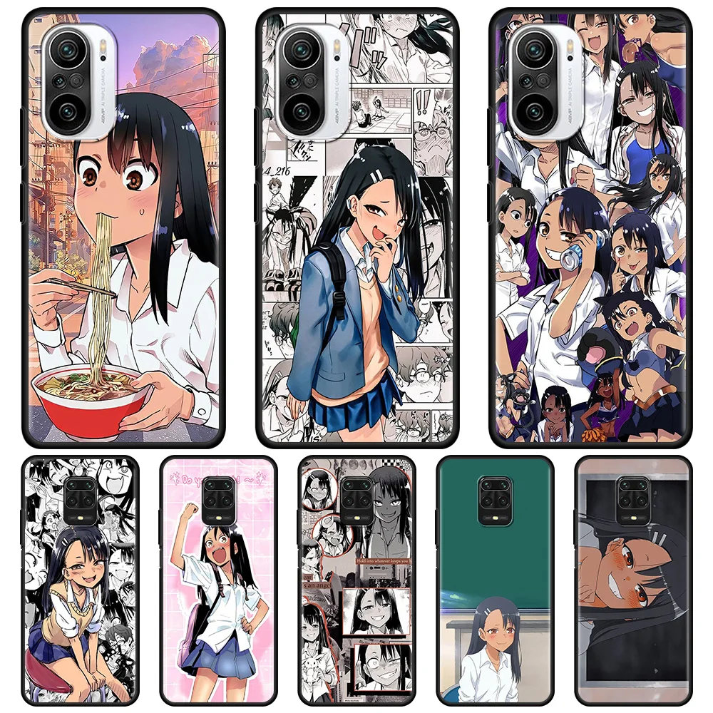 

Nagatoro San Anime Aesthetic Silicone Case For Xiaomi Redmi Note 9S 9 8 Pro 9C 7 8T 8 10 9A 7A K40 4G Back Phone Cover Soft Capa