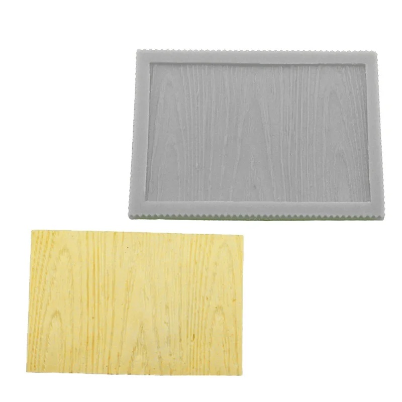 

Wood Grain Pattern Silicone Fondant Cake Mold Trunk Texture Paste Sugar Craft Border Decorating Mould Baking Tools