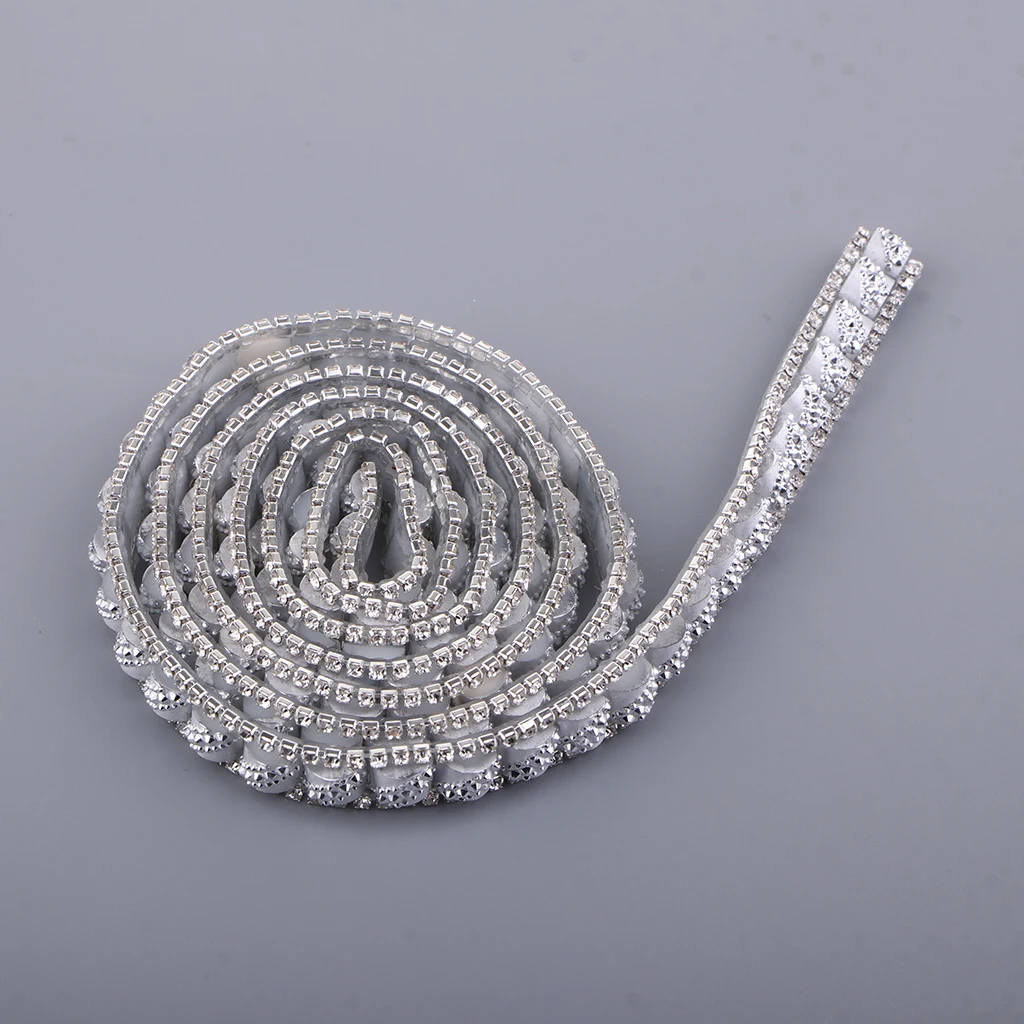 1 ярд 10 мм хрустальные стразы аппликация железная отделка свадебный пояс платье