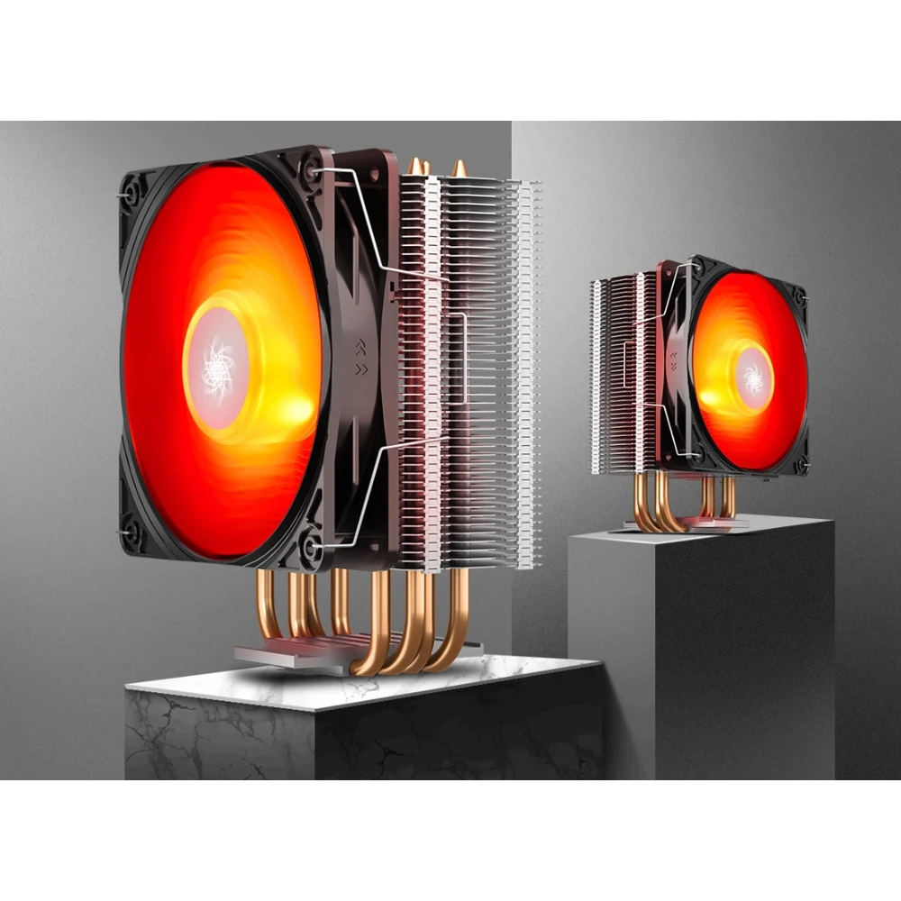 Кулер DeepCool Gammaxx 400 V2 Red (Intel LGA1151/1150/1155/1366 AMD AM4/AM3+/AM3/AM2+/AM2/FM2+/FM2/FM1) | Компьютеры и офис