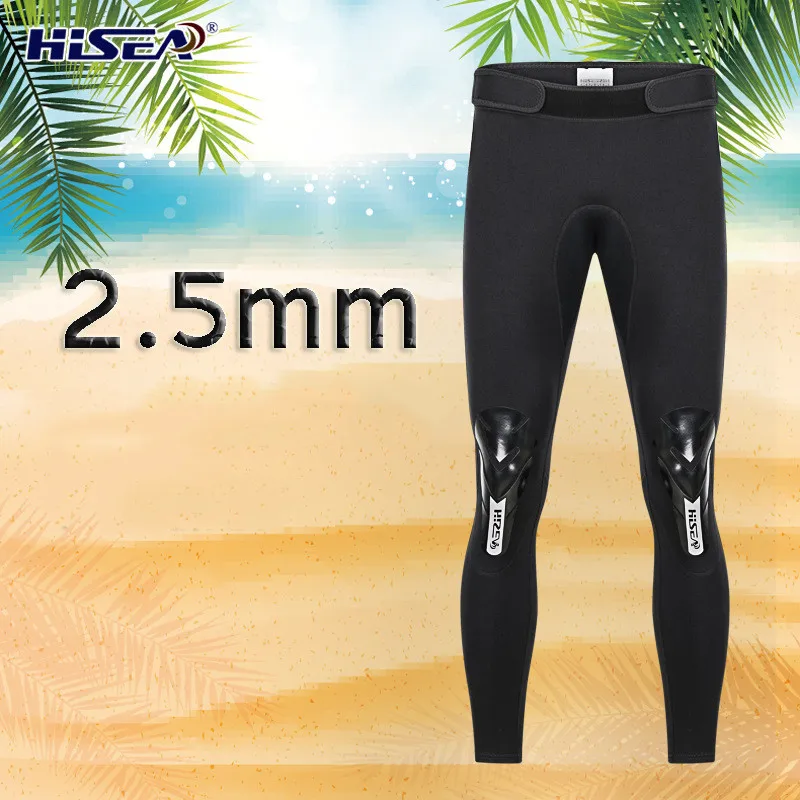 2.5MM Neoprene WaterProof UV Sun Protection Beach Wetsuit Pants Scuba Diving Surfing Swimming Snorkeling Long Trousers For Men