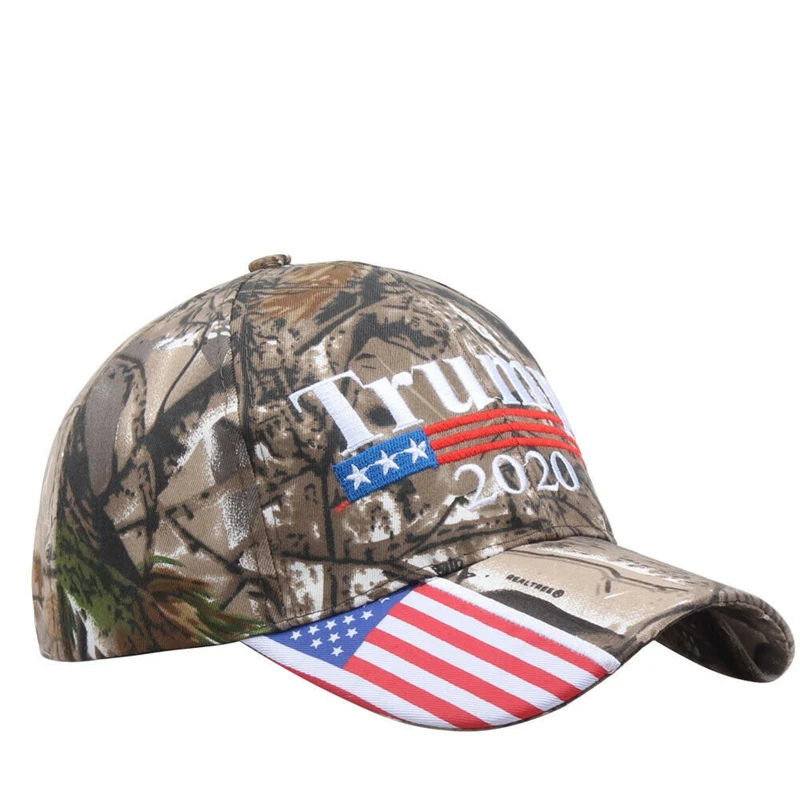 Американский выбор Дональд Трамп 2020 камуфляжная вышитая шляпа уличная
