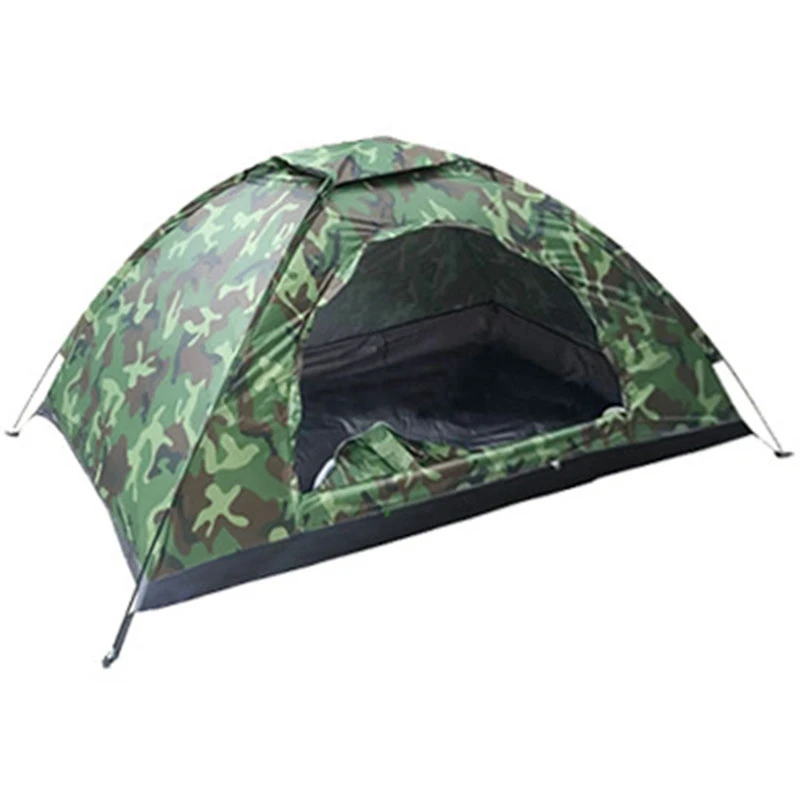 

Палатка туристическая на 1 человек, портативная камуфляжная, для отдыха на открытом воздухе, походов, путешествий, кемпинга
