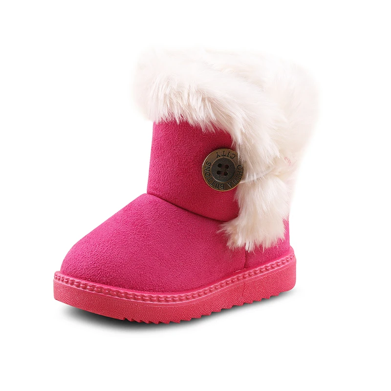 Зимние ботинки для девочек теплые детские зимние детей новая зимняя детская