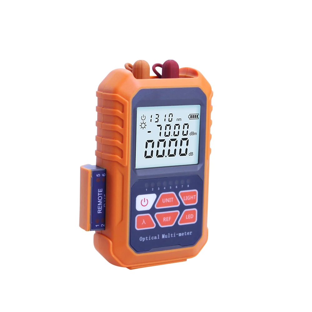 Ftth 3-in-1 handheld Fiber mini Optical Power Meter -70+3 dBm Laser source Visual Fau 5MW 5KM  Network Cable Test