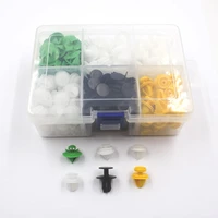 universal mixed car door panel plastic fastener clips with box set for all auto rivet