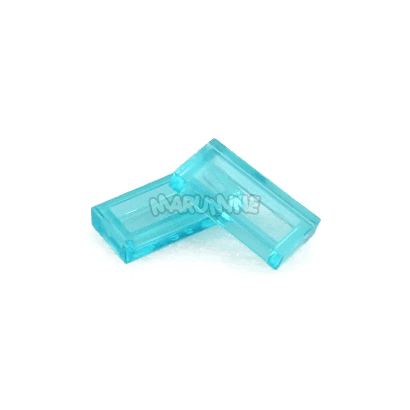 Transparent blue MARUMINE 600 шт. плитка(1 шт.) 2 строительные блоки оптом кирпич 3069 кубики Moc DIY обучающих игрушек для детей масса в упаковке для детей Подарки - Цвет: Transparent blue