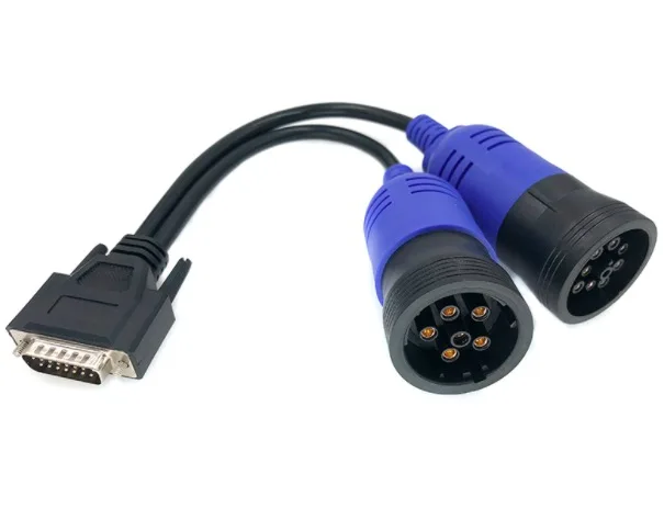 truck J1939 9Pin to OBD2 cable /OBD2 16pin female to J1939 6Pin diagnostic wire line