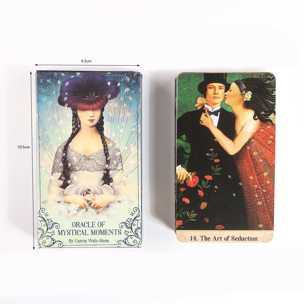 Oracle of Mystical Moments Card Deck Paperback 44 Page Guidebook Game Tarot with PDF New Beginner Divination Toy | Спорт и