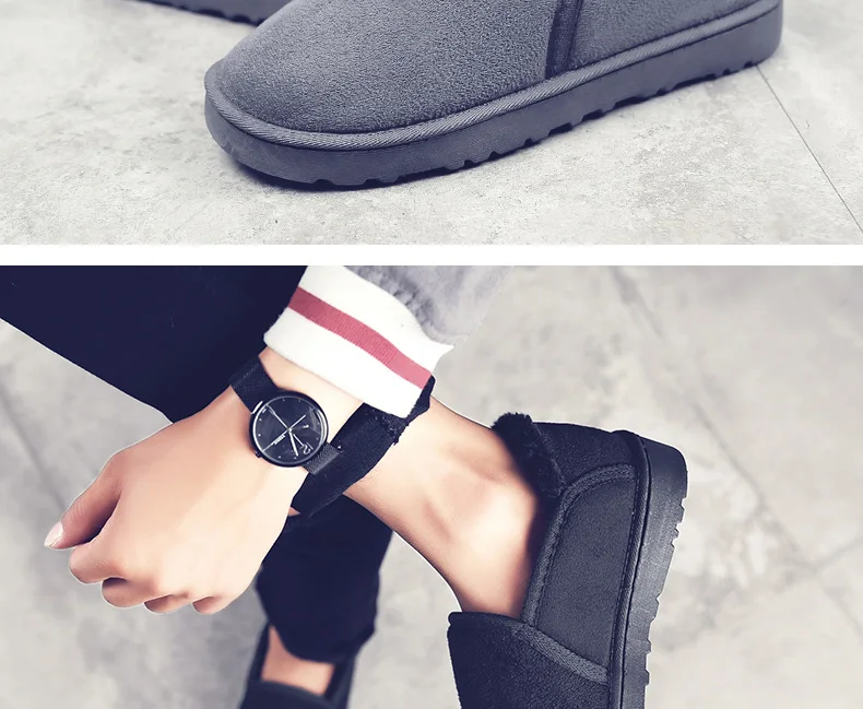 Зимняя обувь для мужчин; Мужская обувь; chaussure homme Hiver Chaussures Scarpe Uomo Invernali Winterschuhe Herren; мех