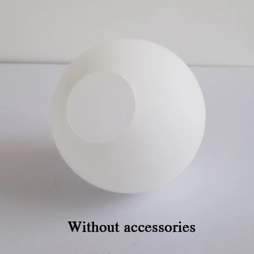 Dia15cm Glass ball Высокое качество круглый шар стеклянный подвесной абажур высокая температура взрывозащищенный недеформируемый молочный стеклянный шар абажур - Цвет корпуса: Dia15cm Glass ball