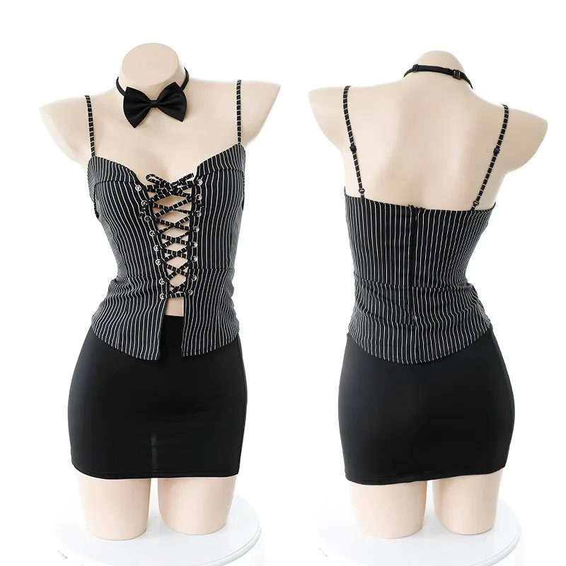 Сексуальное нижнее белье горячая Распродажа Офисная форма набор для женщин