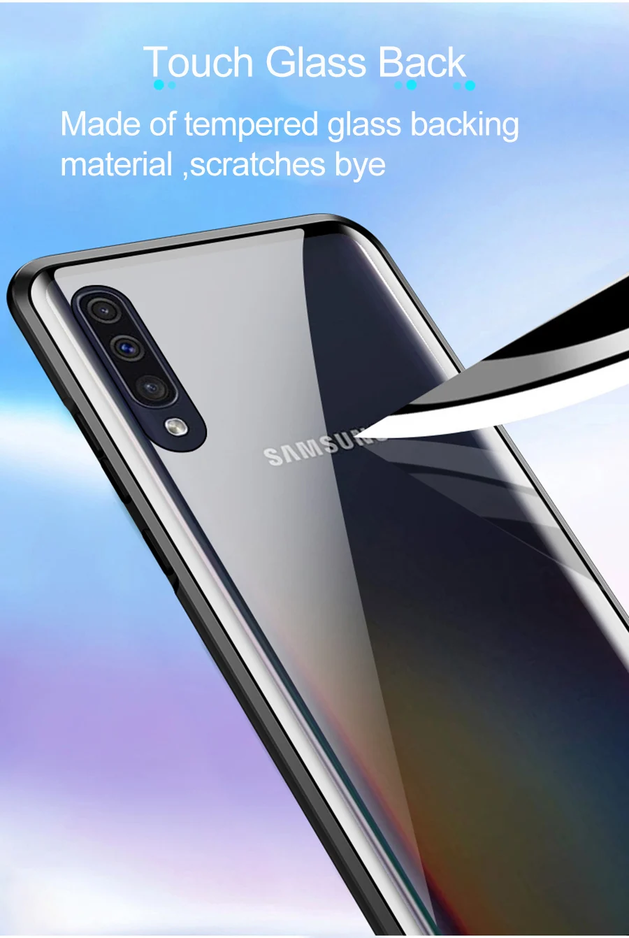 Магнитный чехол для samsung Galaxy A50 A40 A30 A20 A10 A60 A70 M30 M20 M10 A7 металлический корпус закаленное Стекло задняя крышка