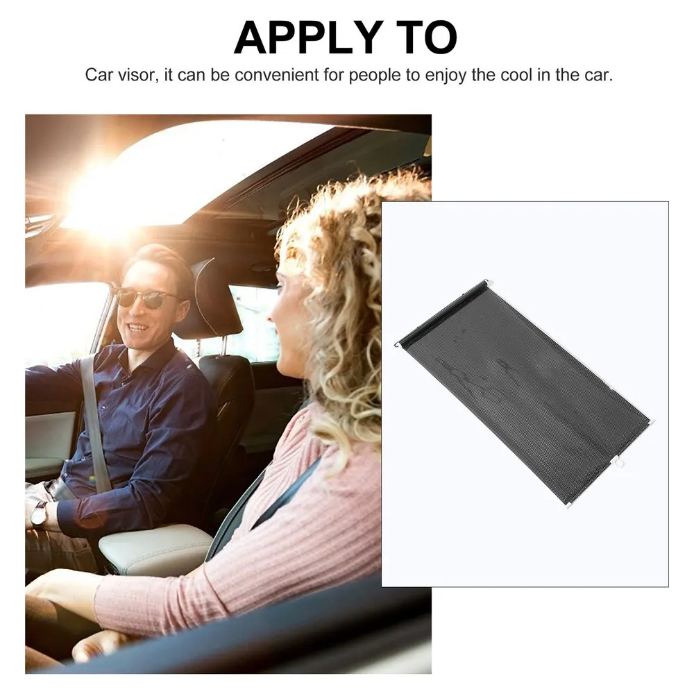 

1Pc Car Sun Shade Practical Sunblock Cover Telescopic Sunshade Baffle for Summer