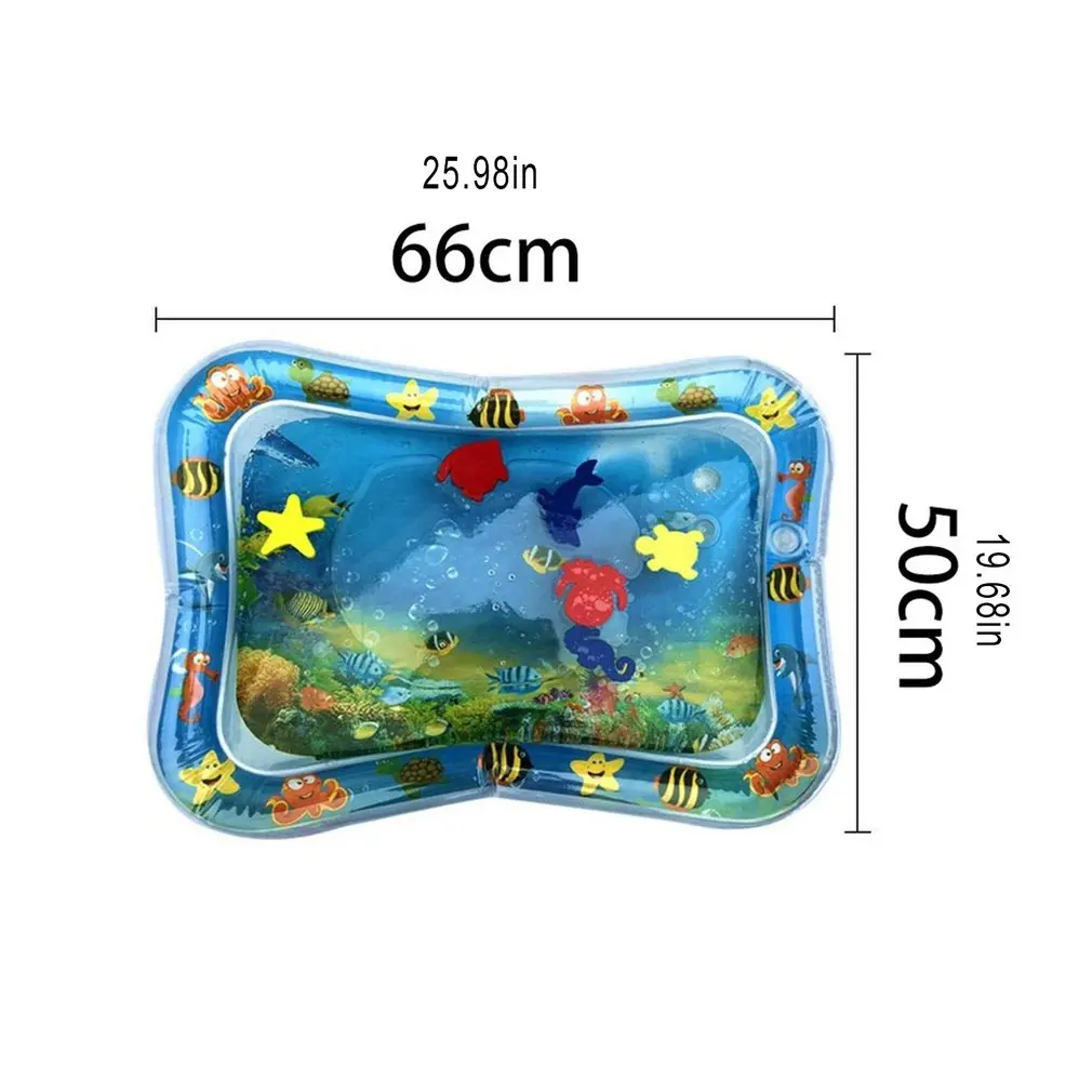 Летняя детская надувная водная подушка игровой коврик с рисунком океана Детская