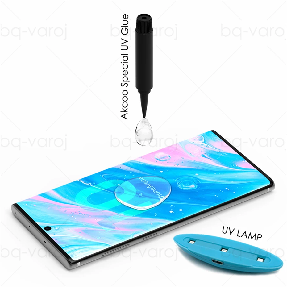 20D Note 10 Pro защита экрана разблокировка с отпечатком пальца УФ-стекло пленка для samsung S10 Plus Note 10 5G Закаленное стекло протектор