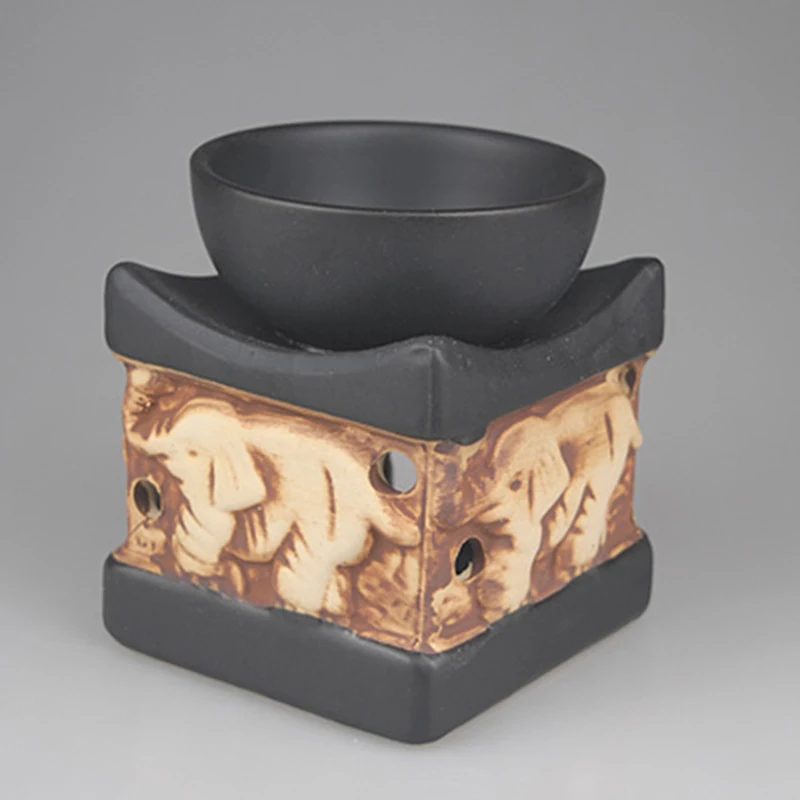 Керамическая горелка на слоне свече Бытовая лампа для ароматерапии масляная