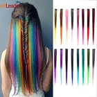 Синтетические удлинители волос на одной заколке, 57 цветов, синтетические удлинители волос на заколке, длинные прямые шиньоны на заколке