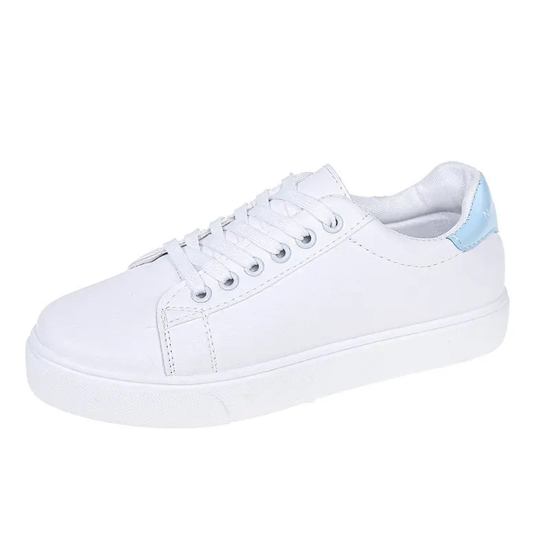 

Кеды женские с вулканизированной подошвой, повседневная классическая спортивная обувь, белые, на весну