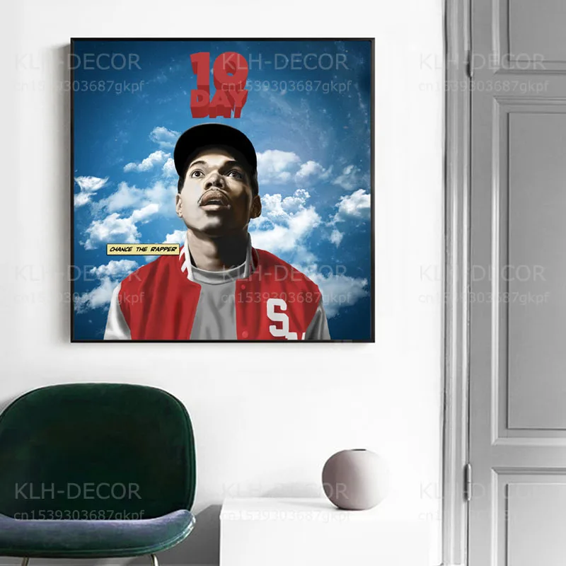Постер рэпера S322 Chance 10 дней альбом музыки Acid Rap Обложка принты в стиле хип-хоп