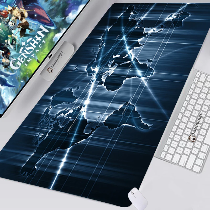 

Old World Map Mouse Pad Large 90x40 PC Gamer Completo Computer Table Gaming Accessories Kawaii Keyboard Carpet Varmilo Mousepad