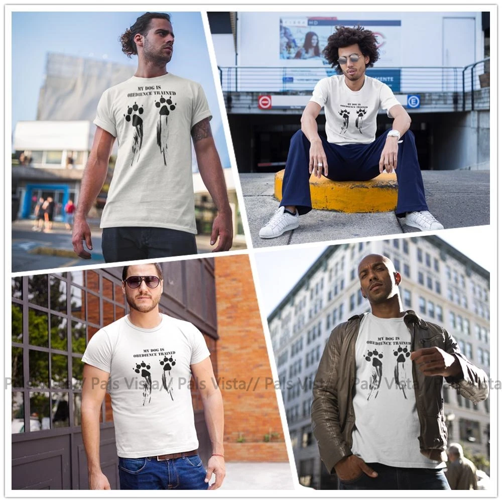 Малинуа футболка собака обучение Футболка XXX хлопковая Для мужчин Милая с