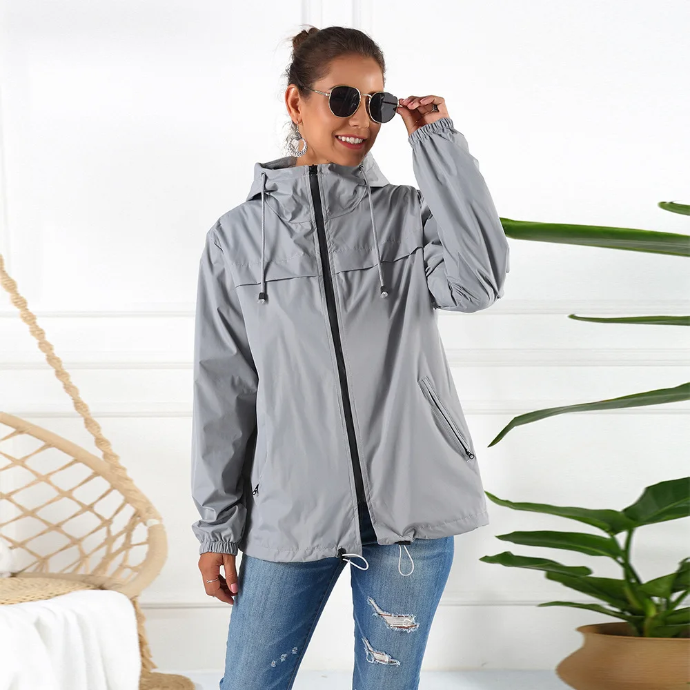 Осенняя Женская непромокаемая куртка утолщенная водонепроницаемая софтшелл