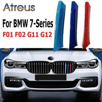 3pcs abs car racing grille strip trim clip for bmw g11 g12 f02 f01 7 series m power auto accessories 2013 2017 2018 2019 2020