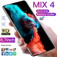 mix4 smartphone 16gb1tb 6000mah 48mp unlocked cell phone mobile phones global version 5g phone