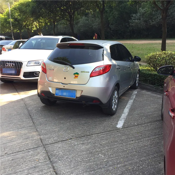 Спойлер для Mazda 2 высококачественный АБС-пластик цветной спойлер заднего крыла