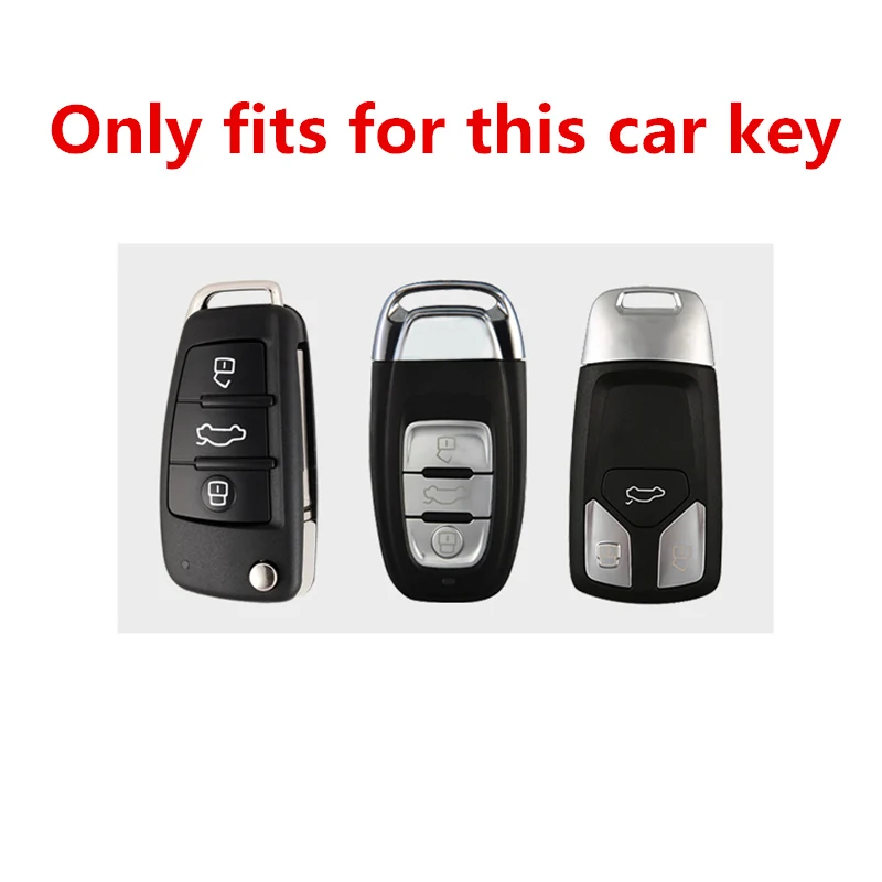 Zinc alloy car key case for Audi A5 Q7 S4 S5 A4 B9 A4L 4m TT TTS RS 8 2016 S 2017 2018 A6 Q5 SQ5 S7 interior new | Автомобили и