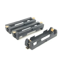 masterfire 500pcslot black 1 x 18650 battery holder case smd smt storage box with bronze pins for 18650 lithium batteries