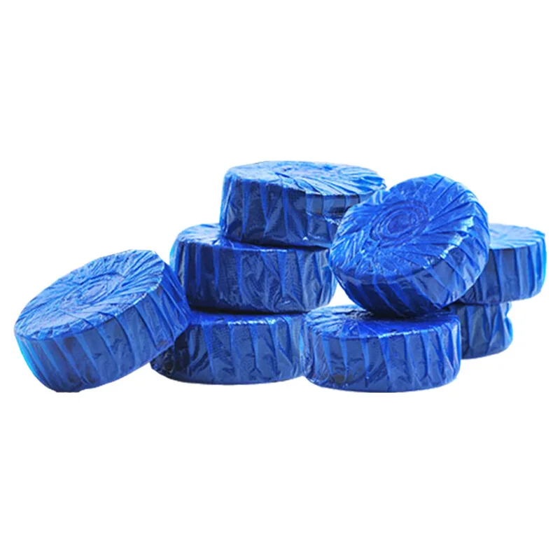 

10pcs Cleaning Gel Toilet Deodorant Air Freshener Antibacterial Blue Automatic Toilet Bowl Cleaner Tablets For Home Bathroom