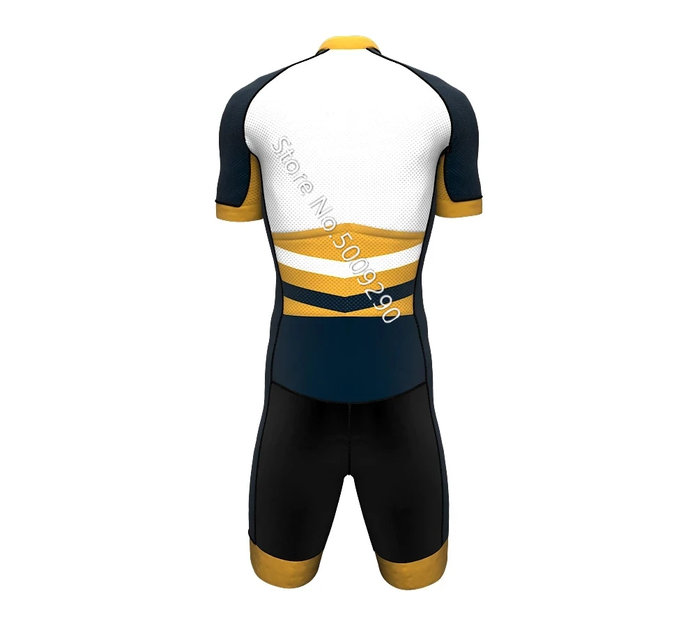 Белый желтый Pro велокостюм Ropa Ciclismo Maillot комбинезон дорожный гоночный велосипедный костюм одежда из трикотажа шорты Maillot Ciclismo