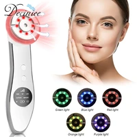 led light therapy rf 5 led face lifting machine high frequency skin rejuvenationfor acne wrinkle anti aging ion skin care tool