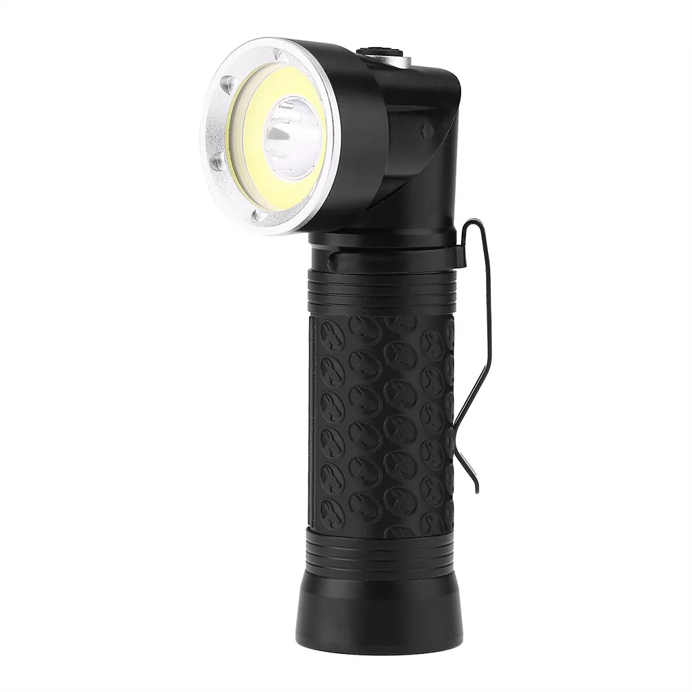 

Portable T6 COB 90 degree head foldable Magnetic Tail LED Inspection Flashlight for outdoor activities like camping fishing