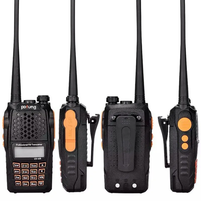 Портативная рация UV6R 7 Вт 128 каналов двухсегментная УФ-модуляция частоты мощная