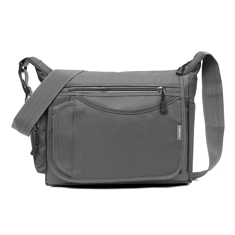 

Travel Crossbody Bags Casual Men Outdoor Bags Laptop Mens Large Capacity School Zipper Shoulder Bag Multi-pocket 10 Briefcase
