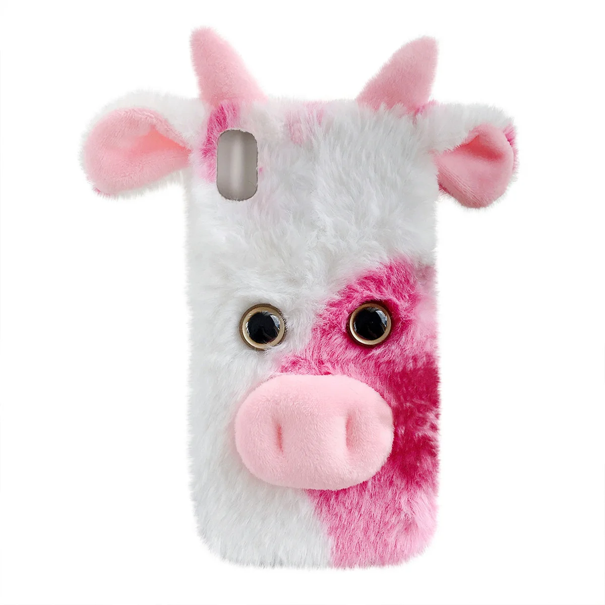 

Lovely Winter Warm Phone Protector Fluffy Fuzzy Phone Shell Compatible with A10